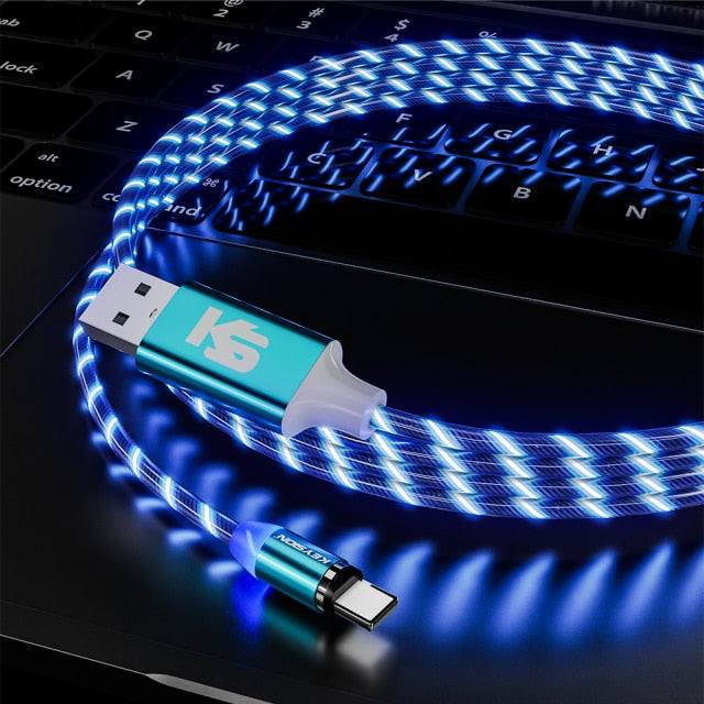 KEYSION Magnetic Cable Flowing Light LED Micro USB Cable - Premium Chargers & Powerbanks from Keysion - Just $13.00! Shop now at Dressmycell.com KEYSION Magnetic Cable Flowing Light LED Micro USB Cable - Premium Chargers & Powerbanks from Keysion - Just $13.00! Shop now at Dressmycell.com